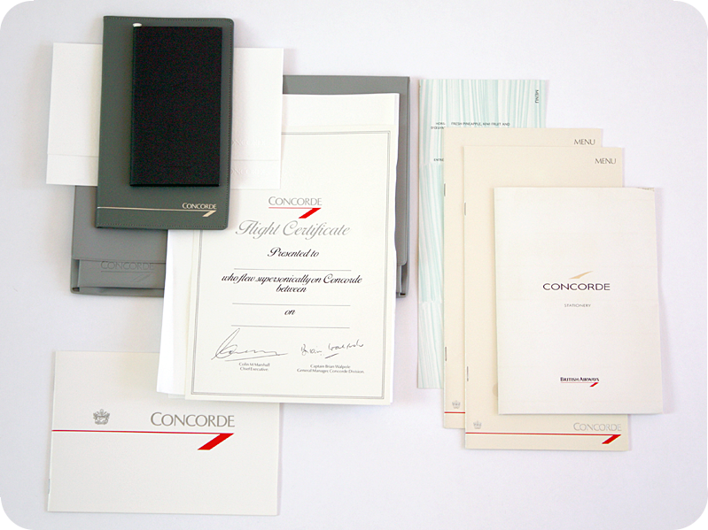 AIR FRANCE/BRITISH AIRWAYS CONCORDE MEMORABILIA Sold At