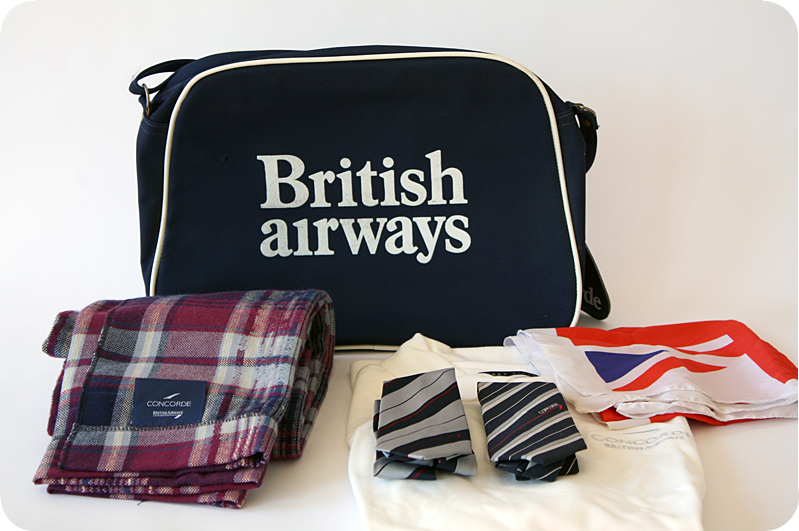 british airways flight bag