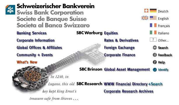 Swissbank Website (design and strategy)